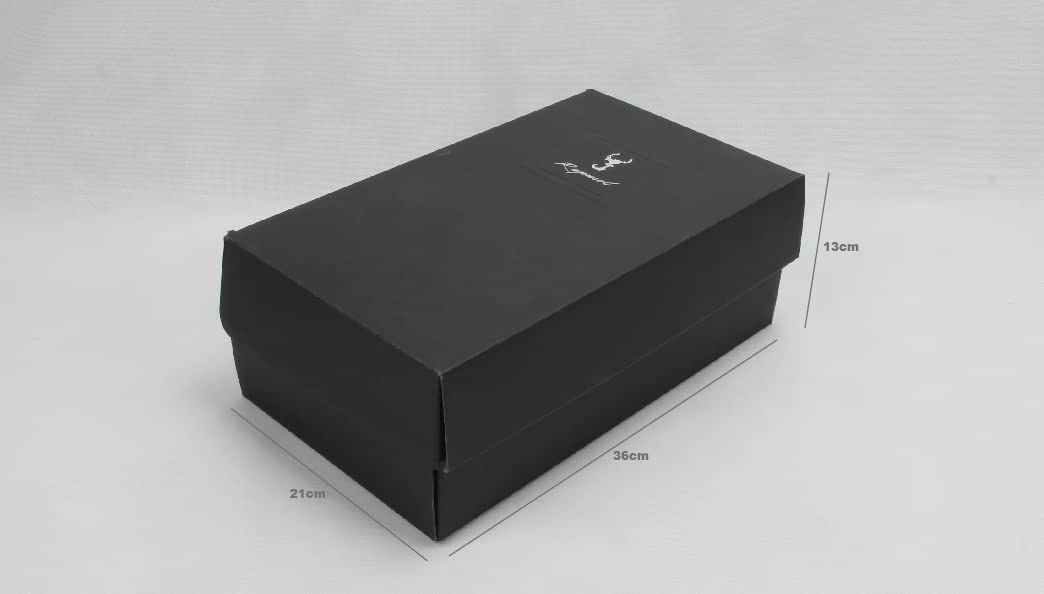 Black Corrugated Shoe Boxes Size