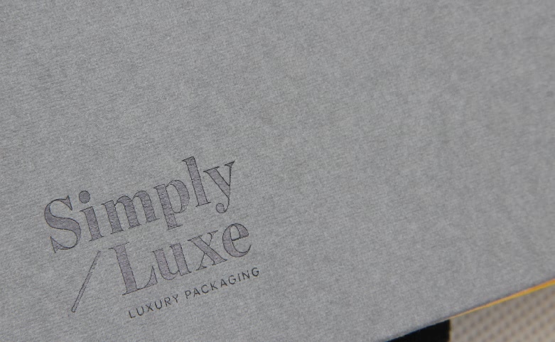 Simple Luxury Gift Packaging Boxes Embossing