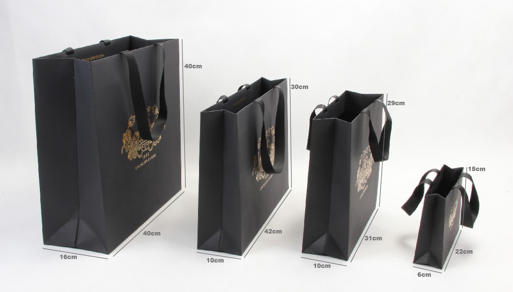 Century Brand Retail Shopping Paper Bags Set size
