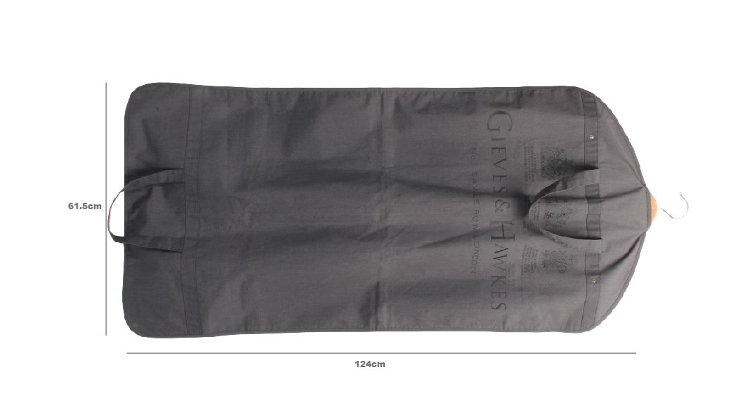 Dark Grey Busniess Suit Cover Bags size