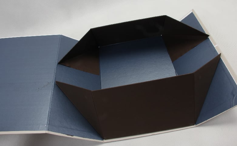 Deluxe Grey Folding Shoe Gift Boxes