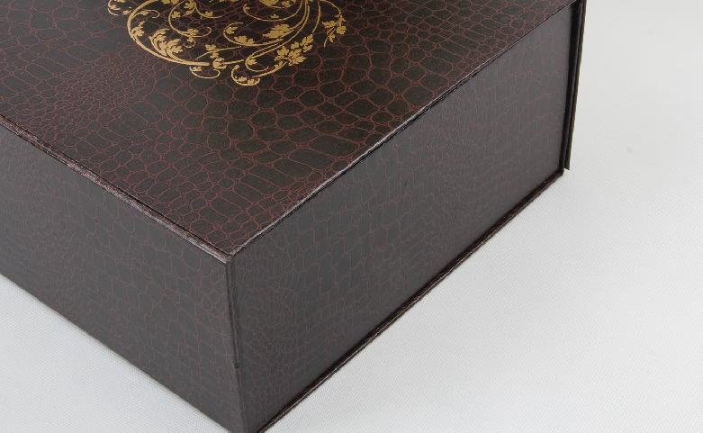 Leather Paper Garment Packaging Boxes Corner Detail