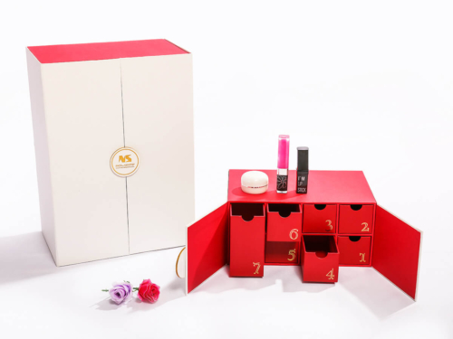 Beauty Makeup Calendar Packaging Gift Boxes Detail Display