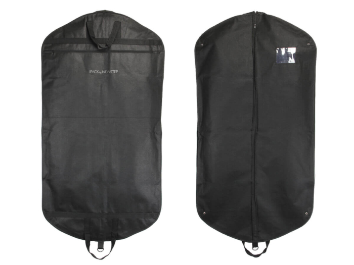 Black Non-woven Garment Suit Bags