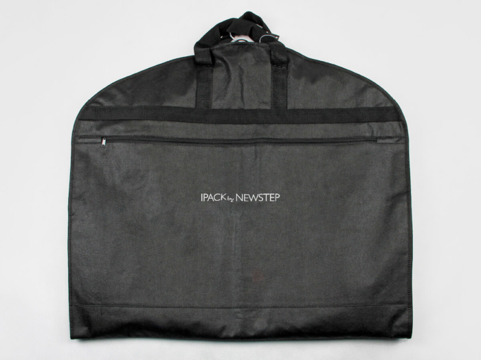 Black Non-woven Garment Suit Bags Folding
