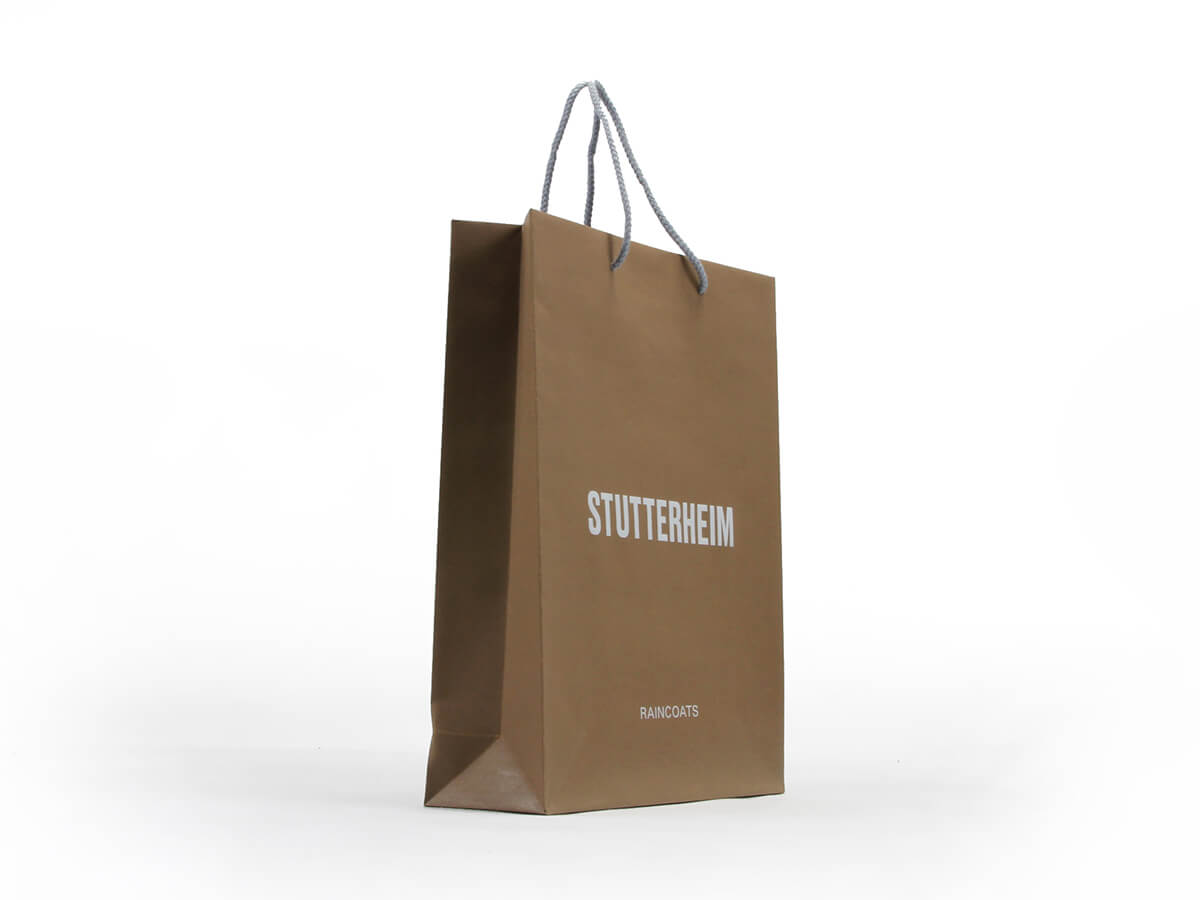 Brown Kraft Garment Paper Carrier Bags