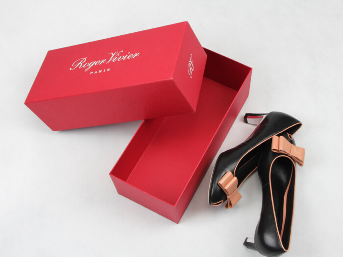 Coated Paper Women Shoe Packaging Boxes