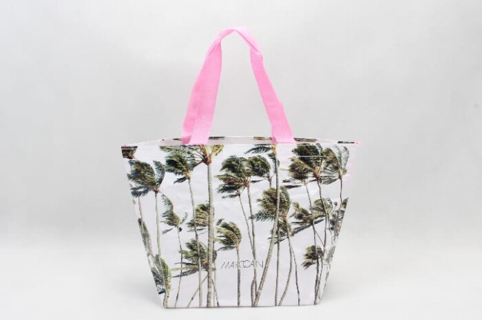 Coconut Palm Woven PP Tote Bags Beach Bags