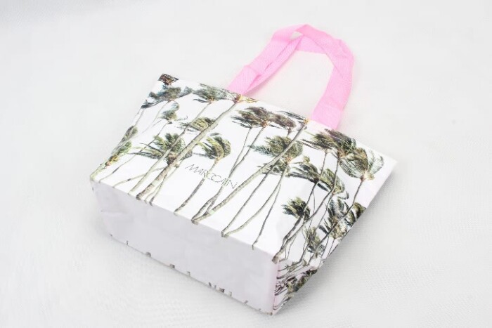 Coconut Palm Woven PP Tote Bags Beach Bags base