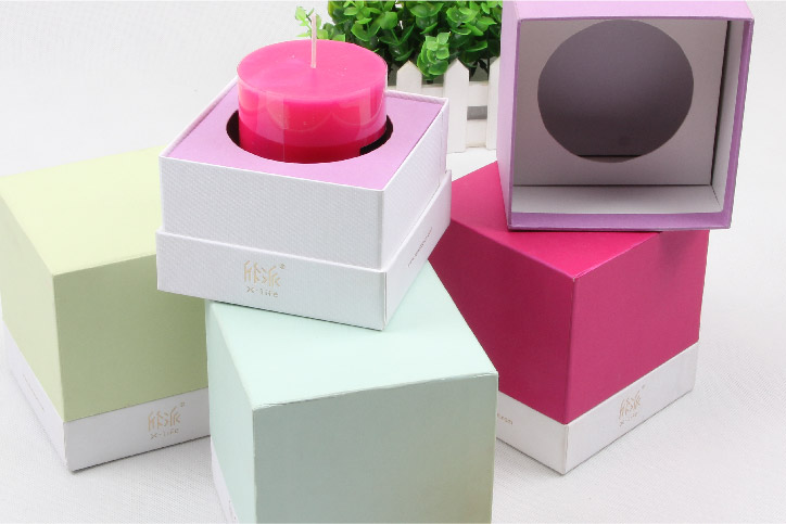 Colorful Candle Packaging Boxes With Lid - Newstep