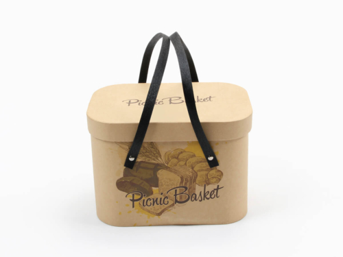 Picnic Insulation Food Gift Box with Handle