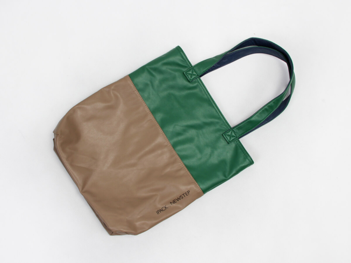 Double Sided PU Canvas Bags Folding Display