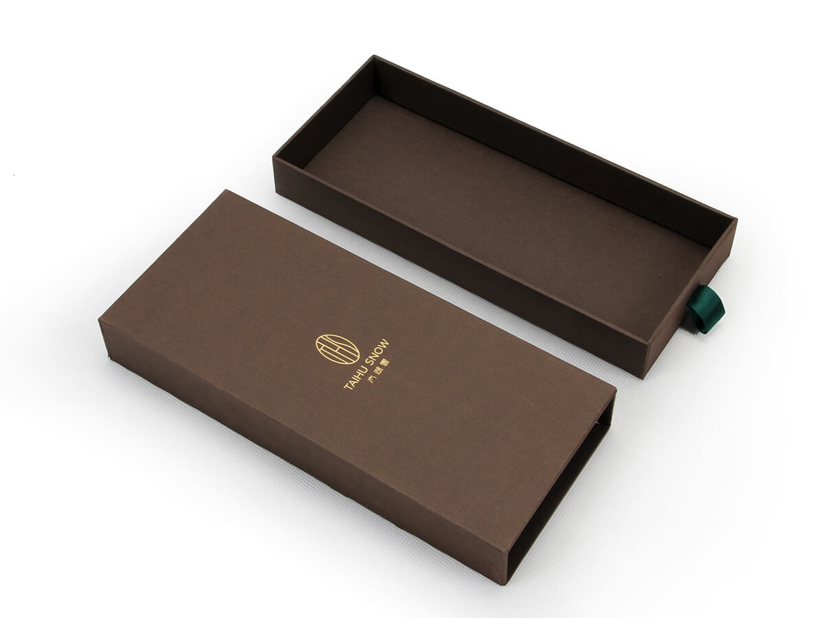 High Quality Rigid Scarf Gift Drawer Box