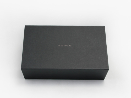 Elegant Black Folding Shoe Boxes