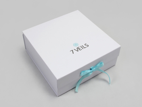 Exclusive Folding Garment Boxes With Ribbon
