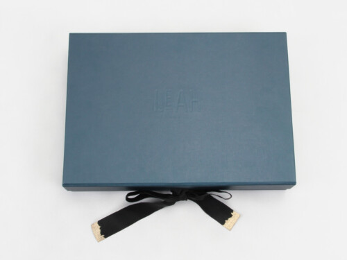 Exclusive Lingerie Paper Boxes With Black Ribbons