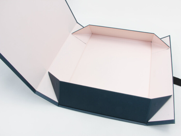Exclusive Lingerie Paper Boxes With Black Ribbons Detail