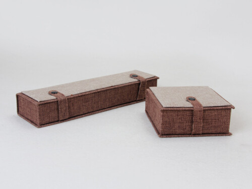 High Grade Imitation Hemp Jewelry Boxes Set