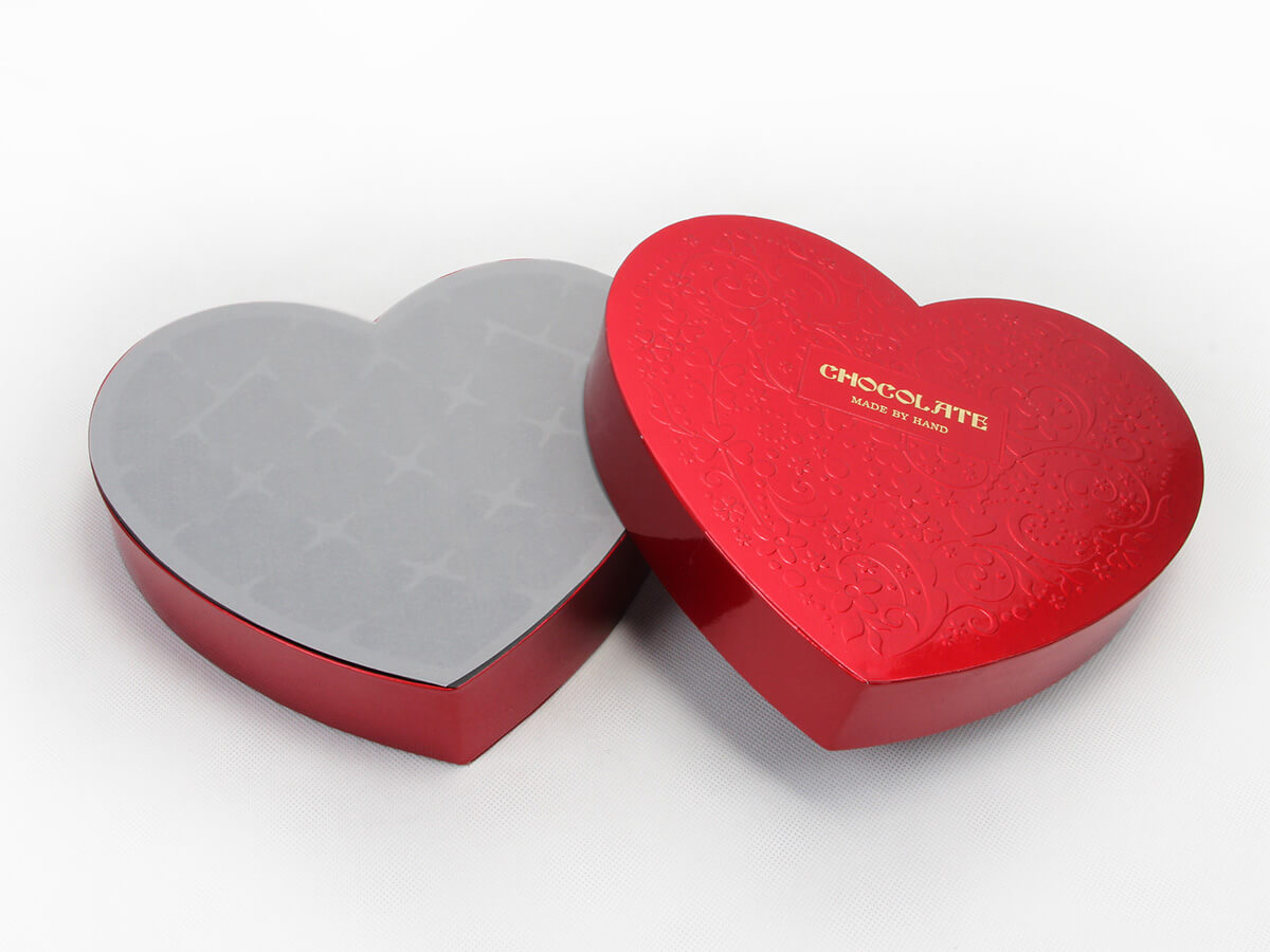 Love Heart Shaped Chocolate Packaging Boxes
