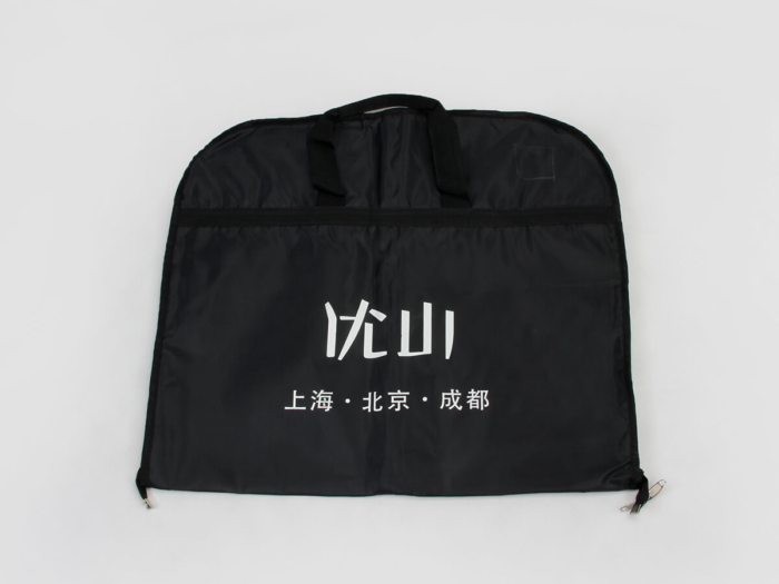 Polyester Garment Suit Cover Bags Logo Printed