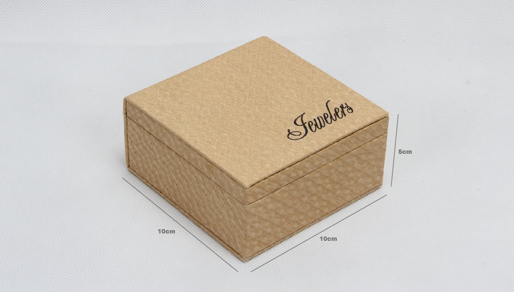 紙織りのエンボスジュエリーボックスサイズ
