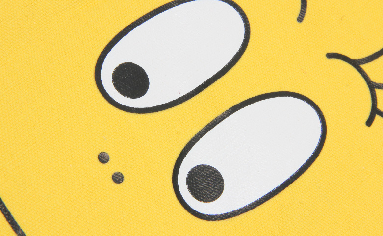 Cute Emoji Cotton Bags Print