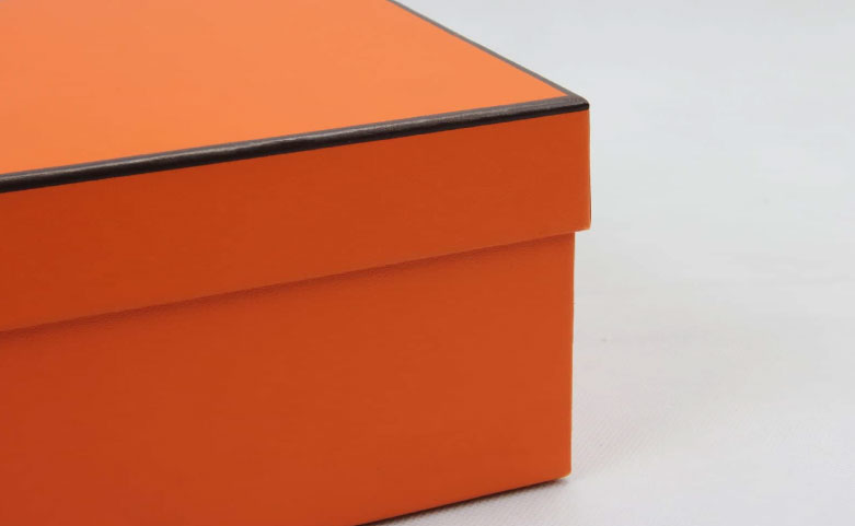 Luxury Brand Color Shoe Box Leatheretter Paper
