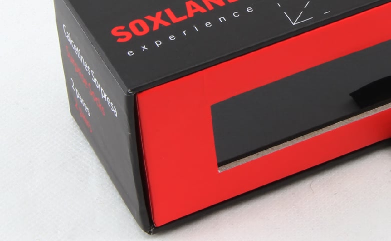 Sock Gift Boxes With Transparent Window Material