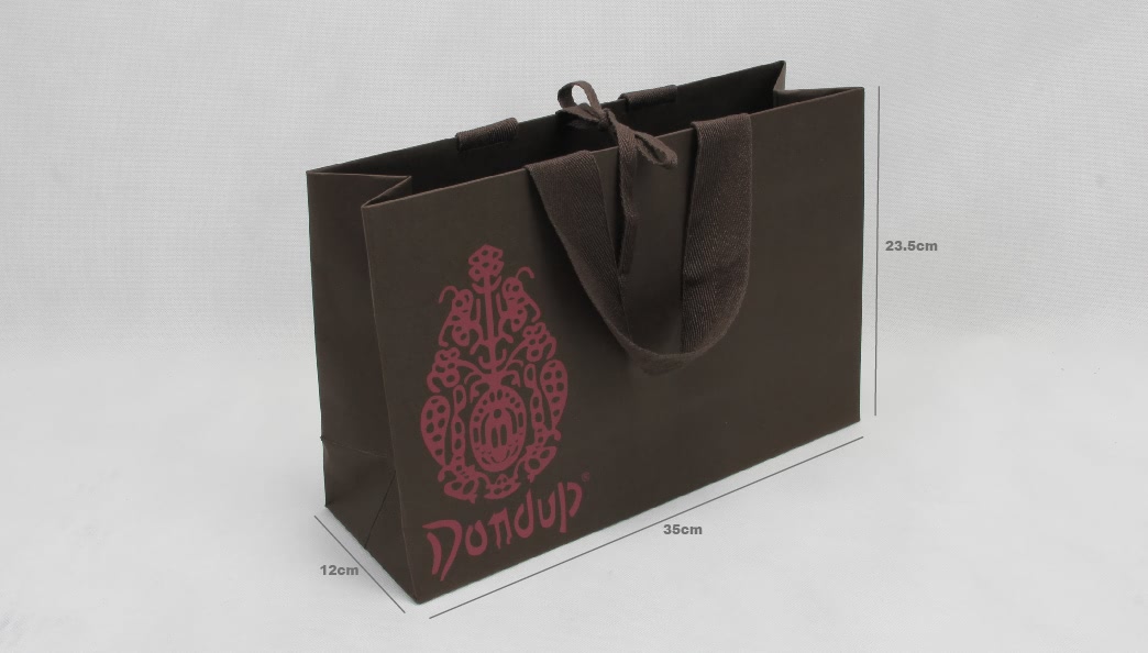 Luxury Garment Paper Bag Size