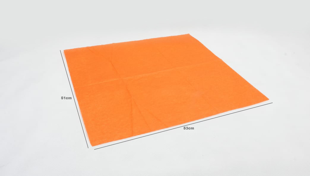 Orange Wrapping Cotton Tissue Paper seze