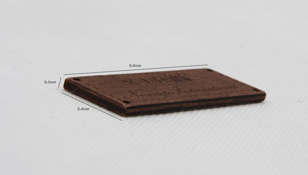 Wooden Label Tag Size