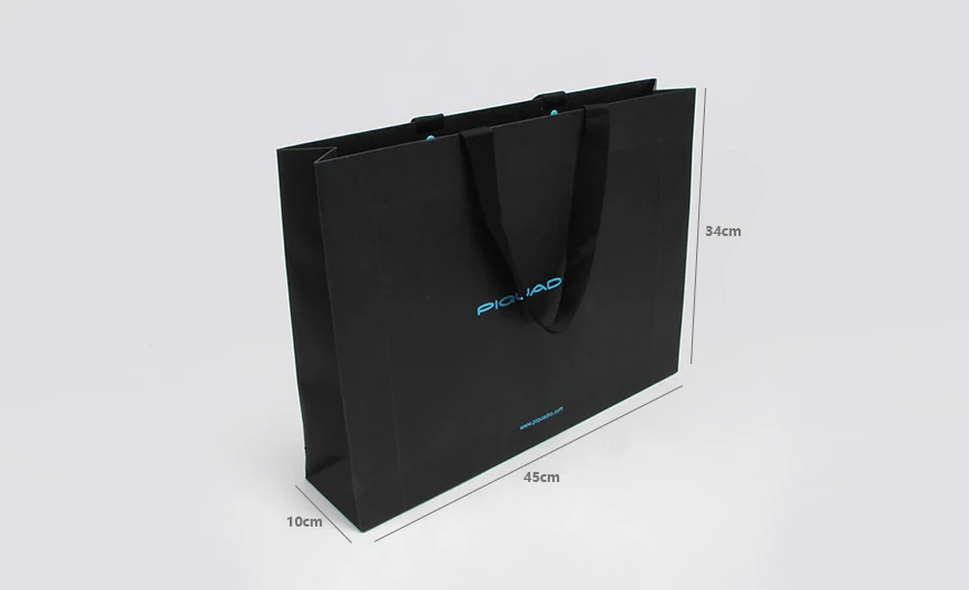 Luxury Leather Goods Shopping Paper Bag Size