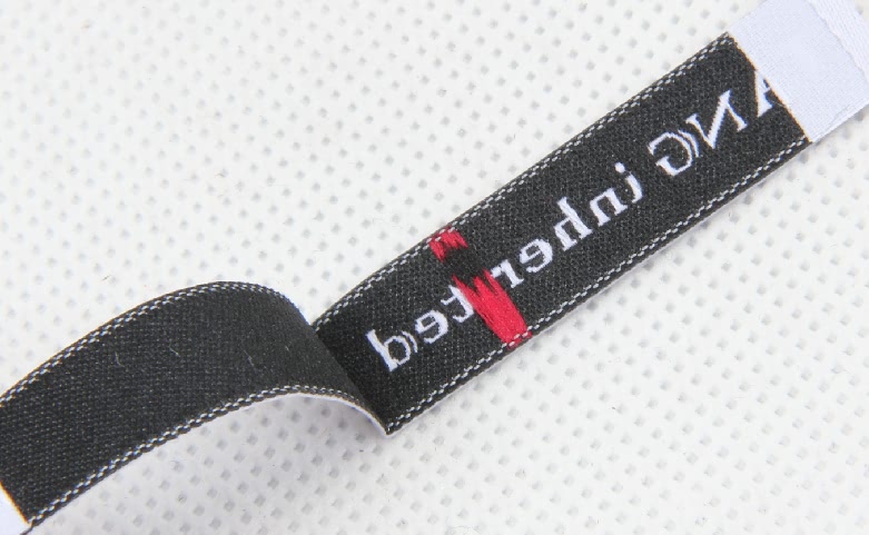 White Apparel Woven Labels back
