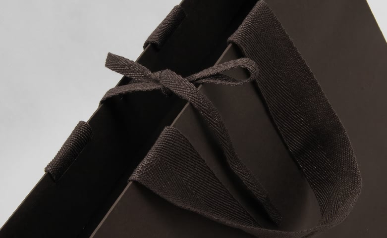 Luxury Garment Paper Bag Tie a Bow Tie