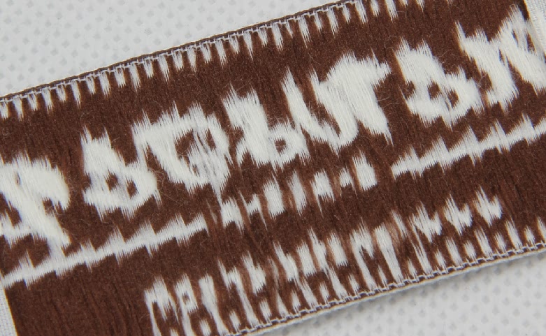 Clothing Label Jacquard Weaving Detail