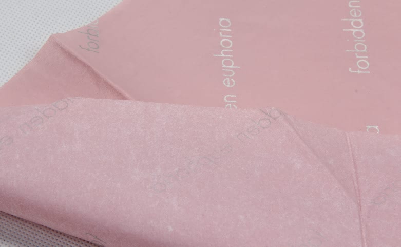 Pink Wrapping Tissue Paper Material