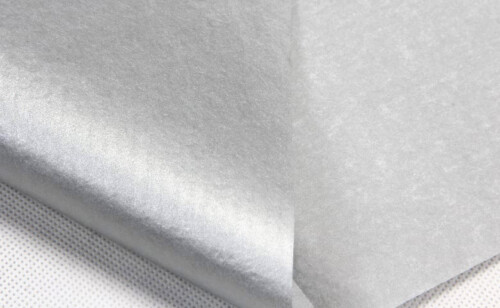 Silver Wrapping Cotton Tissue Paper detail
