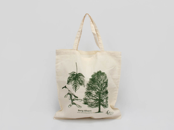 ECO-friendly Cotton Tote Bags With Forest Printed