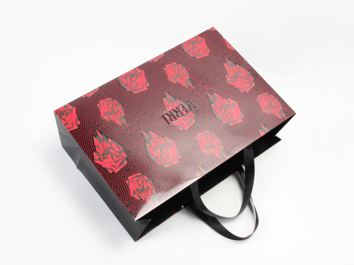 Flames Red Fashion Clothing Shopping Bags