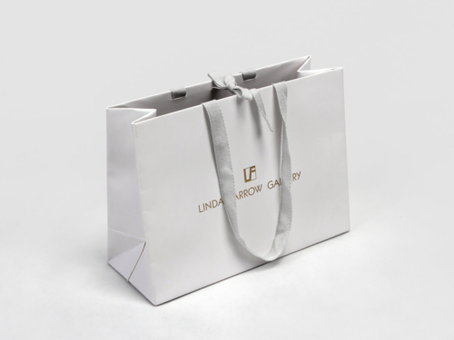Luxury Sunglasses Shopping Paper Bag with Inside Flocking