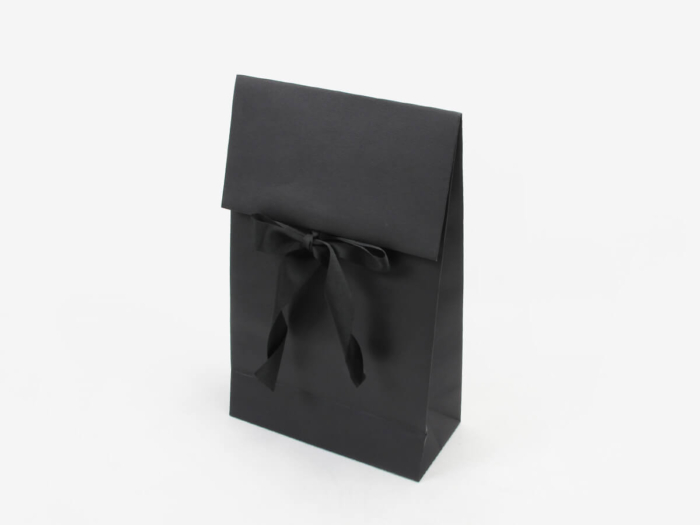 Paper Envelope Bag with Flap Ribbon Closure