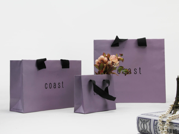 Luxury Women's Clothing Shopping Paper Bags