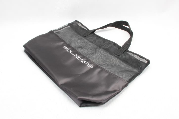 Large Mesh Nylon Satin Tote Bags With Zipper Closure - Newstep Packaging