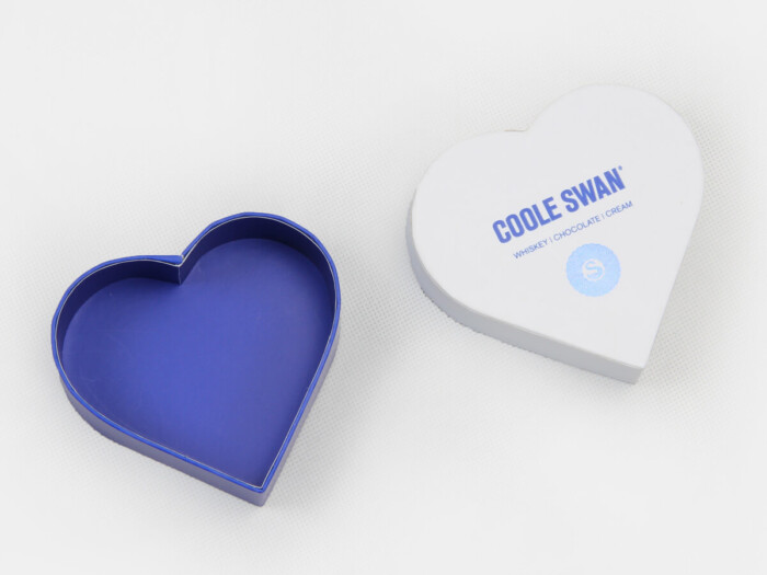 Lovely Heart-Shaped Chocolate Boxes Lid and Base
