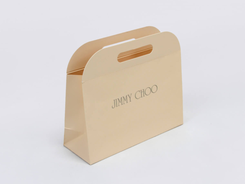 Luxury Accessory Shopping Punched Out Handle Bags