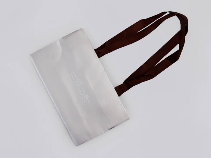 Luxury Gift Paper Bags Handle Detail