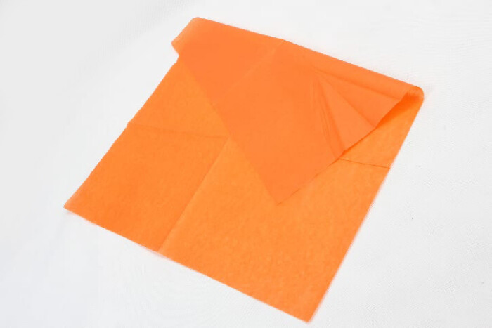 Orange Wrapping Cotton Tissue Paper detail
