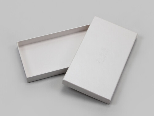 Pearl White Blindfold Packaging Boxes