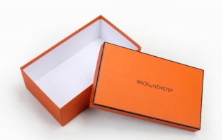 Luxury Brand Color Leatheretter Paper Shoe Box