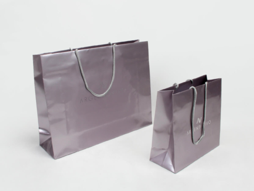 Underwear Shopping Paper Bag with Gloss Laminated